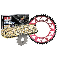 HONDA CR 125 04-07 PREMIUM RK X-RING CHAIN SPROCKET KIT RED TWIN RING LONGLIFE