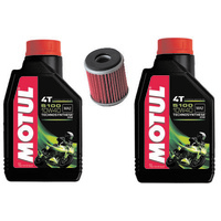 Yamaha YZ250F Service Kit Motul 5100 10W40 Oil and K&N Filter 2003-2017