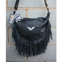 Ladies Flying Eagle Leather Handbag with Trim 