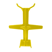 PLASTIC DIRT BIKE MOTORCYCLE FORK SEAL SAVER YELLOW 293mm LONG