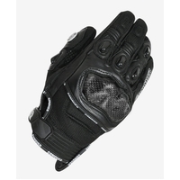 BGA Nelson Full Kevlar Lined Touring Motorcycle Gloves Black
