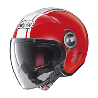 Nolan N21 Open Face with Visor Dolce Vita Helmet White Red