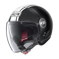 Nolan N21 Open Face with Visor Dolce Vita Helmet Flat Black White