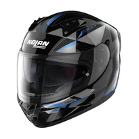 Nolan N60-6 Full Face Wiring Motorcycle Helmet Black Blue Silver