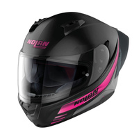 Nolan N60-6 Sport Outset Motorcycle Helmet Flat Black Pink