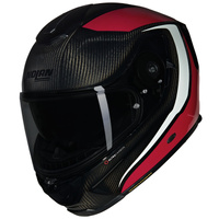 Nolan X903 Full Face Intrigo Red White Carbon Helmet