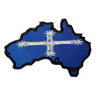 Aussie Flag Fabric Motorcycle Patch