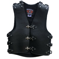 BGA Effex 3MM HD Motorcycle Leather Vest