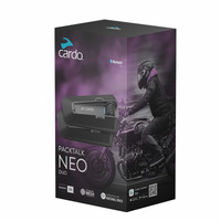 Cardo Packtalk Neo Duo Motorcycle Helmet Bluetooth