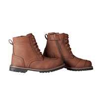 RST Roadster 3 WP Motorcycle Leather Boots Brown
