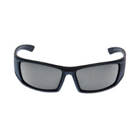 Ugly Fish Riderz Motorcycle Sunglasses Black Silver Lens