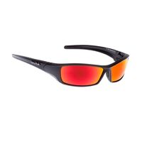 Ugly Fish RS5228 Matt Black Frame Red Revo Lens Sunglasses