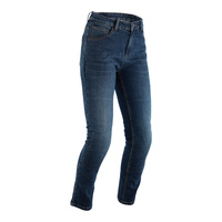 Ladies RST Tapered Fit CE Kevlar Motorcycle Jeans Blue