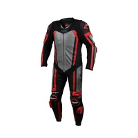 RST Pro Series Evo CE 1 PC Leather Suit Black Grey Red