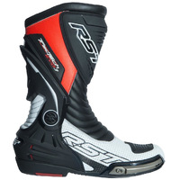 RST Tractech Evo 3 Motorcycle Boots Black/Fluro Red