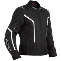 RST Axis Man WP Motorcycle Textile Jacket Black/White