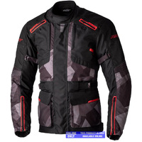RST Endurance CE WP Motorcycle Jacket Camo/Red