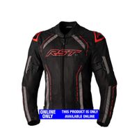 RST S-1 Vented Max Tex Motorbike Jacket Black/Red