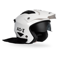 RXT AG-X Open Face Motorcycle Helmet with Internal Visor