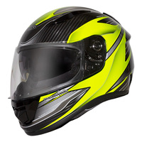 RXT A736 Evo Internal Visor Motorcycle Helmet Fluro Yellow