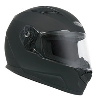 RXT Street Full Face Matte Black Motorbike Helmet