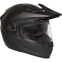 RXT Safari Adventure Modular Helmet Internal Visor Matt Black