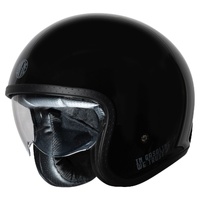 Origine Spirit Sticky Open Face Internal Visor Motorcycle Helmet Black