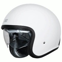 Origine Spirit Open Face Internal Visor Motorcycle Helmet White