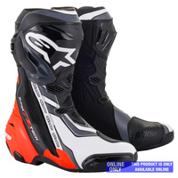 Alpinestars Supertech Vented R Sports Boots Fluro/Red