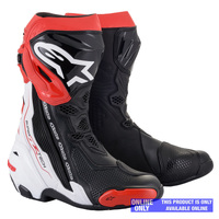 Alpinestars Supertech R V2 Racing Boots Red/White