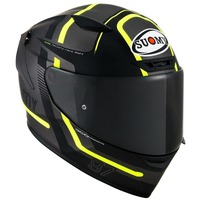 Suomy Track-1 97 Full Face Helmet Gunmetal/Yellow