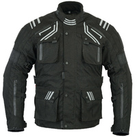 BGA Velocity WP Motorcycle Textile Jacket Black