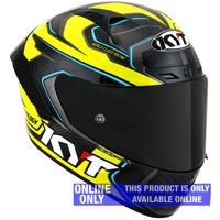 KYT NZ Race Carbon Competition Full Face Helmet Yellow