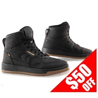 Falco Harlem Ladies Urban Motorcycle Boots Black Clearance