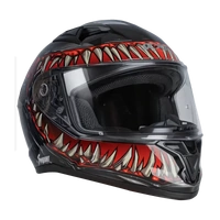 RST Street 2 Evil Venom Motorcycle Helmet Gloss Black